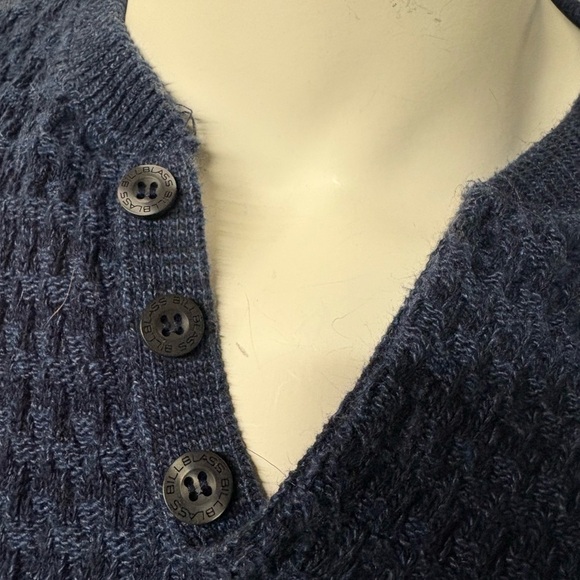 Men's Blue Sweater - Picture 3 of 5